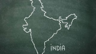 インドの地図画像